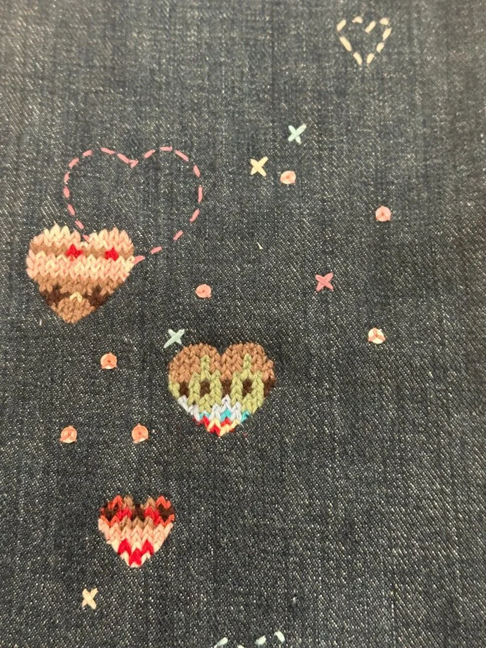 NWT Vintage Y2K GAP Kids Flared Embroidered Jeans Size 10